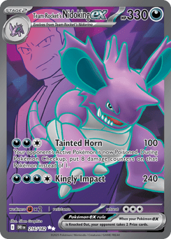 Card: Team Rocket's Nidoking ex