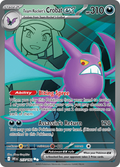 Card: Team Rocket's Crobat ex