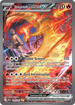 Card: Team Rocket's Moltres ex