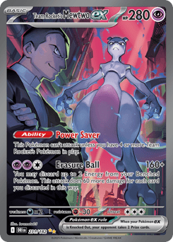 Card: Team Rocket's Mewtwo ex