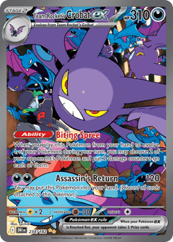 Card: Team Rocket's Crobat ex