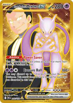 Card: Team Rocket's Mewtwo ex