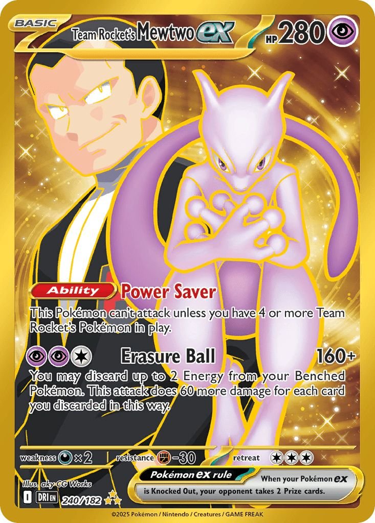 Team Rocket's Mewtwo ex (sv10-240) - Pokémon Card Database