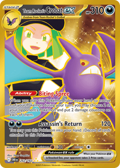 Card: Team Rocket's Crobat ex