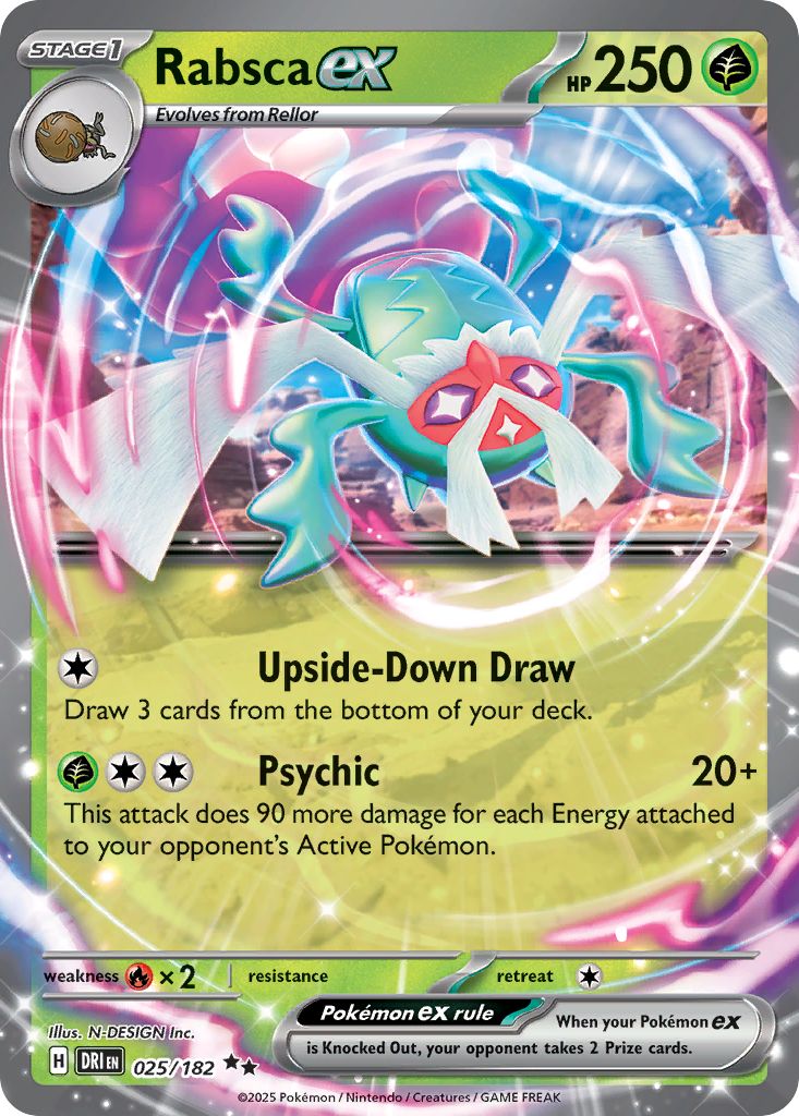 Rabsca ex (sv10-25) - Pokémon Card Database - PokemonCard