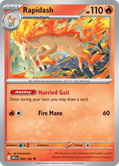 Card: Rapidash