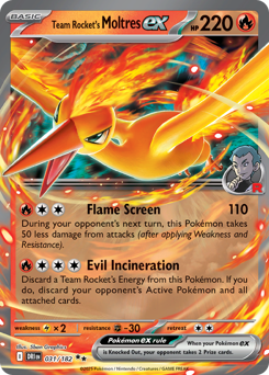 Card: Team Rocket's Moltres ex