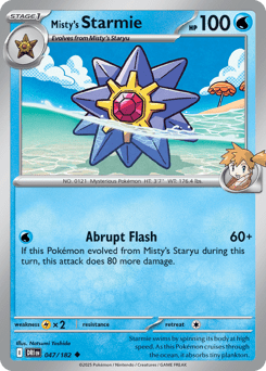 Card: Misty's Starmie