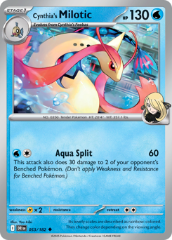 Card: Cynthia's Milotic