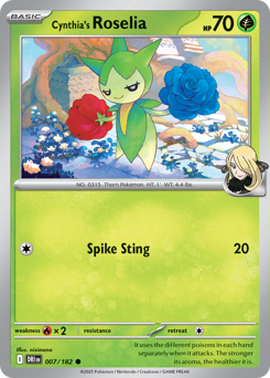 Card: Cynthia's Roselia