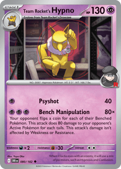 Card: Team Rocket's Hypno