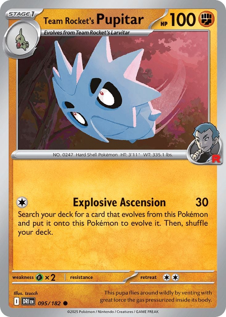 Team Rocket's Pupitar