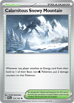 Card: Calamitous Snowy Mountain