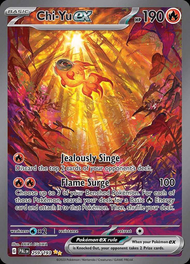 Chi yu Ex PokemonCard