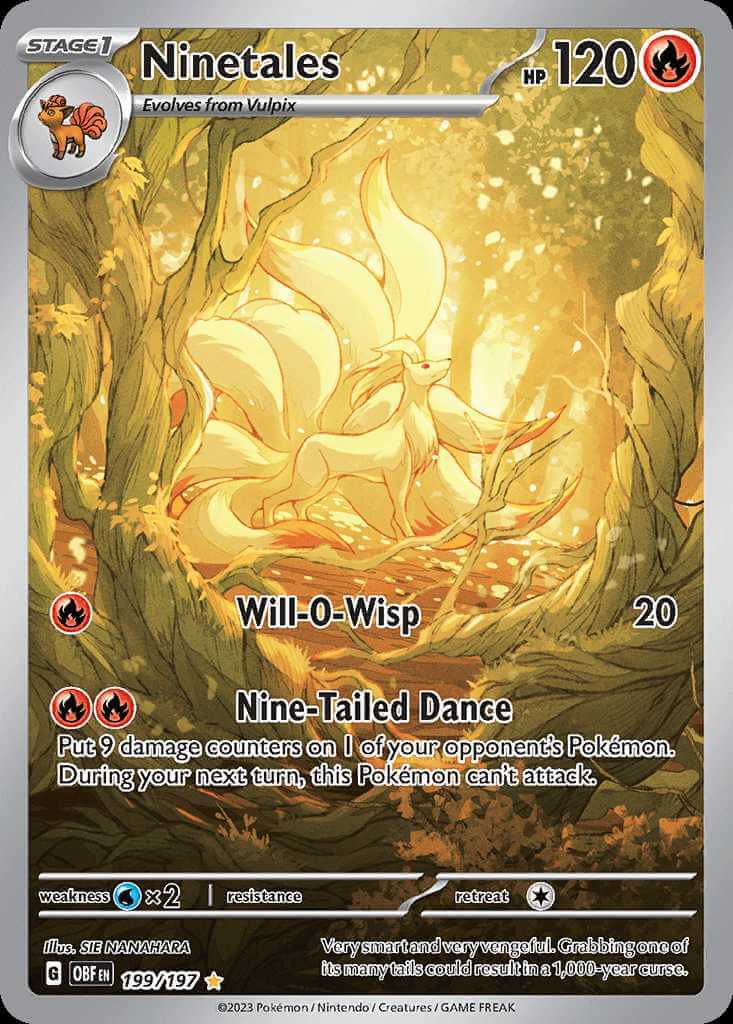 Ninetales sv3 199 Pok mon Card Database PokemonCard
