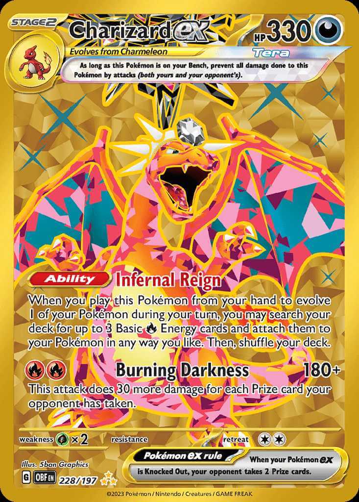 Charizard Ex PokemonCard