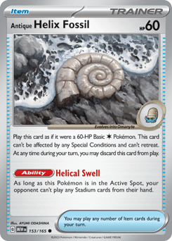 Card: Antique Helix Fossil