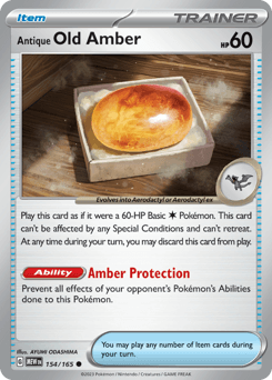 Card: Antique Old Amber