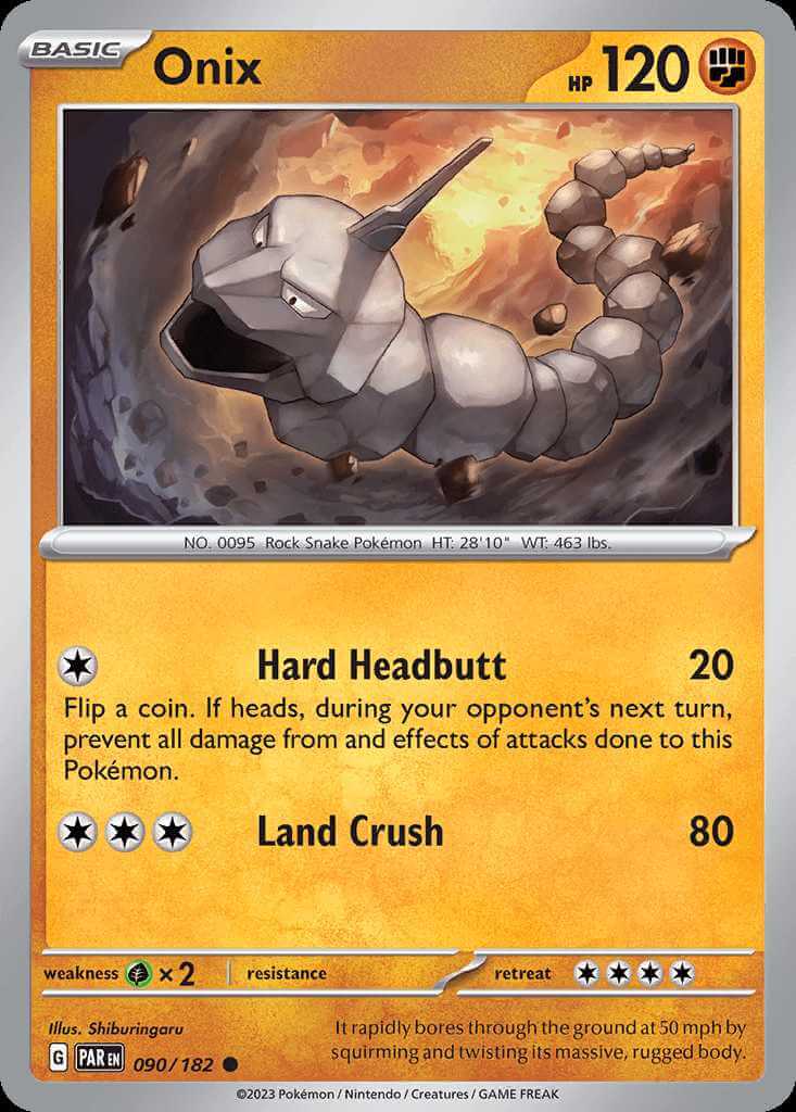 Onix (sv3pt5-95) - Pokémon Card Database - PokemonCard