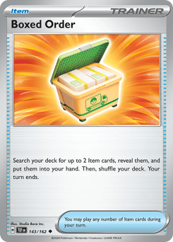 Card: Boxed Order
