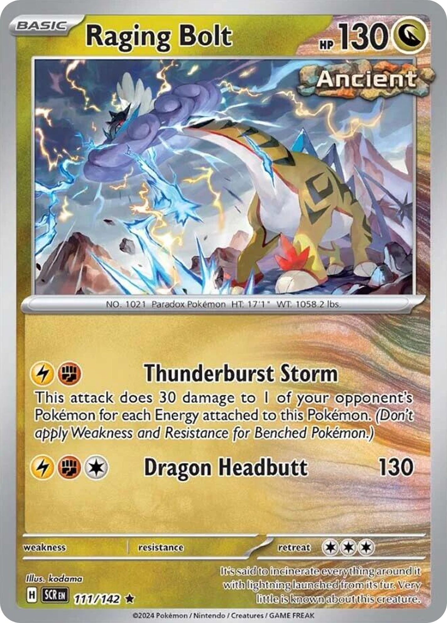 Raging Bolt ex (Post Rotation) PokemonCard