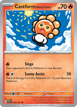 Card: Castform Sunny Form