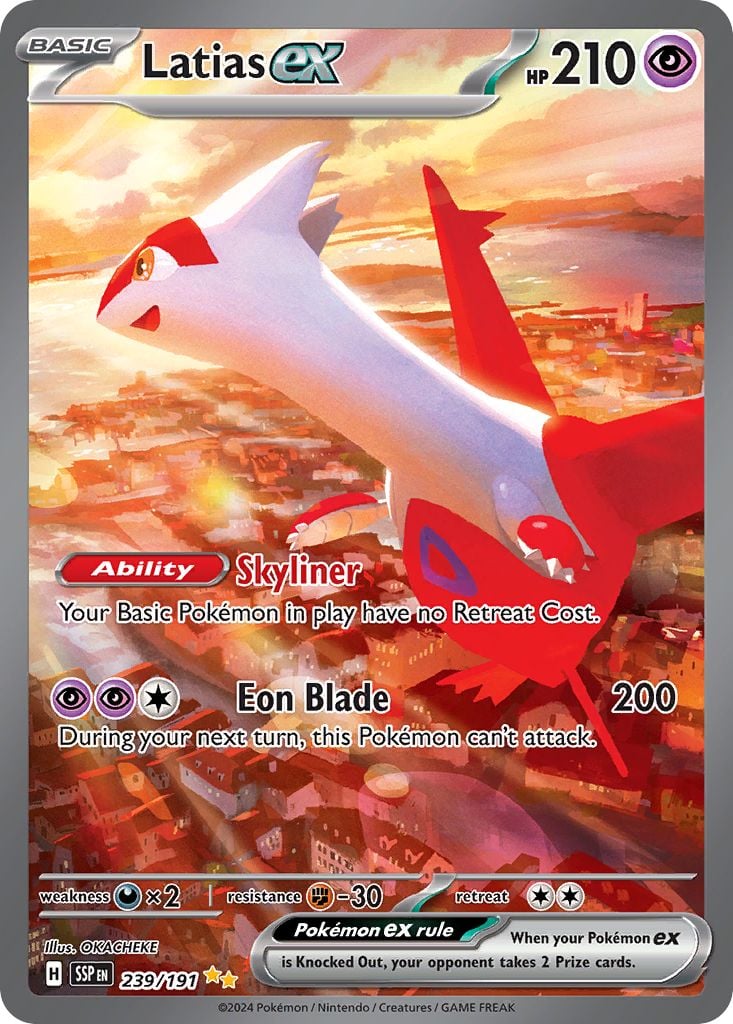 Latias ex (sv8-239) - Pokémon Card Database - PokemonCard