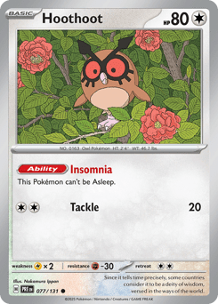 Card: Hoothoot