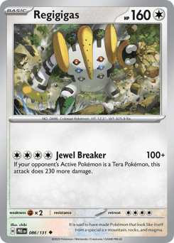 Card: Regigigas