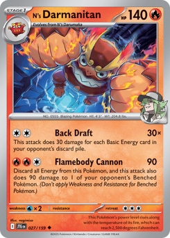 Card: N's Darmanitan