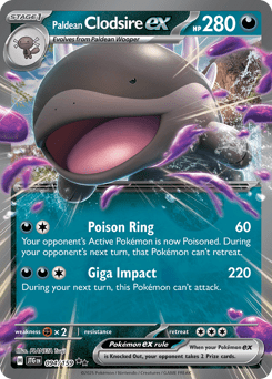 Card: Paldean Clodsire ex