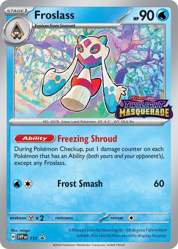 Froslass Svp 117 Pokémon Card Database Pokemoncard