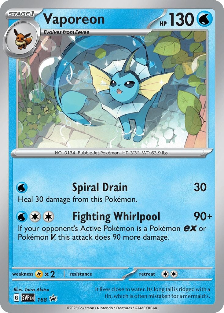 Pokemon Vaporeon V #SWSH150 Holofoil Promo Card English 5ban