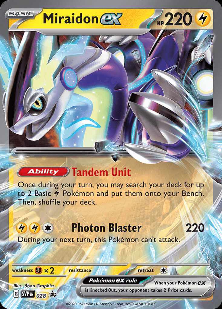 Pokémon TCG: Miraidon EX & Regieleki VMAX League Battle Deck