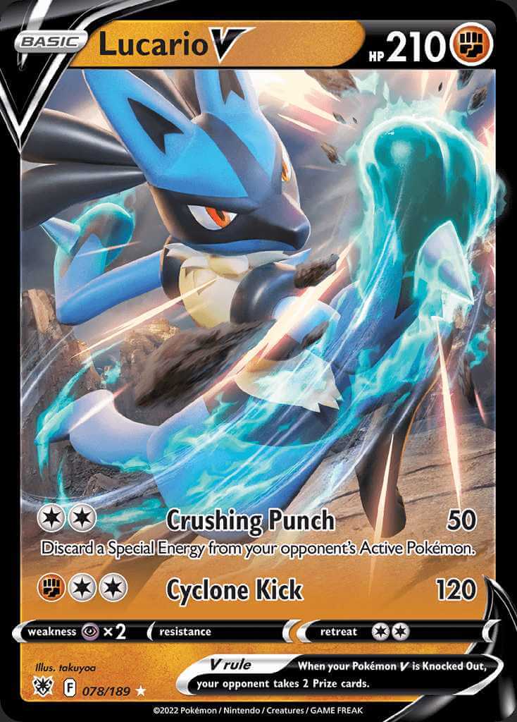 Lucario V swsh10 78 Pok mon Card Database PokemonCard