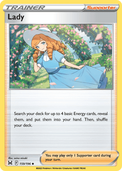 Card: Lady