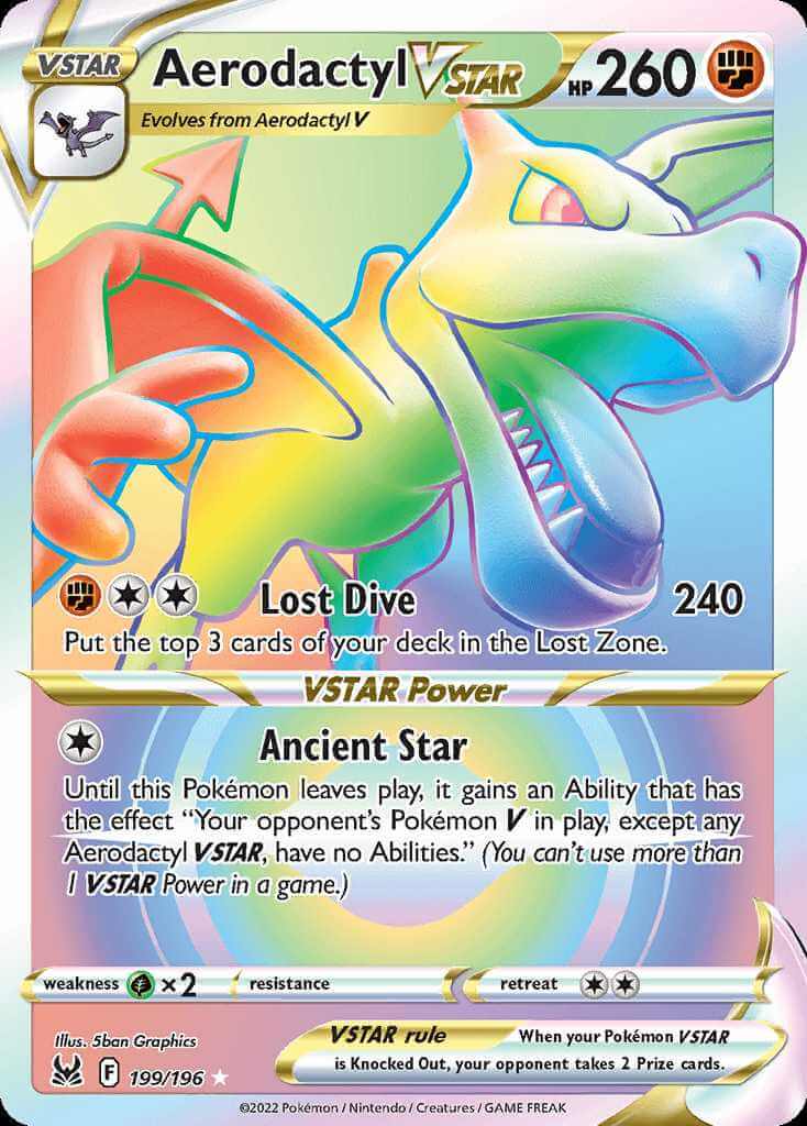 Aerodactyl V, Lost Origin, TCG Card Database