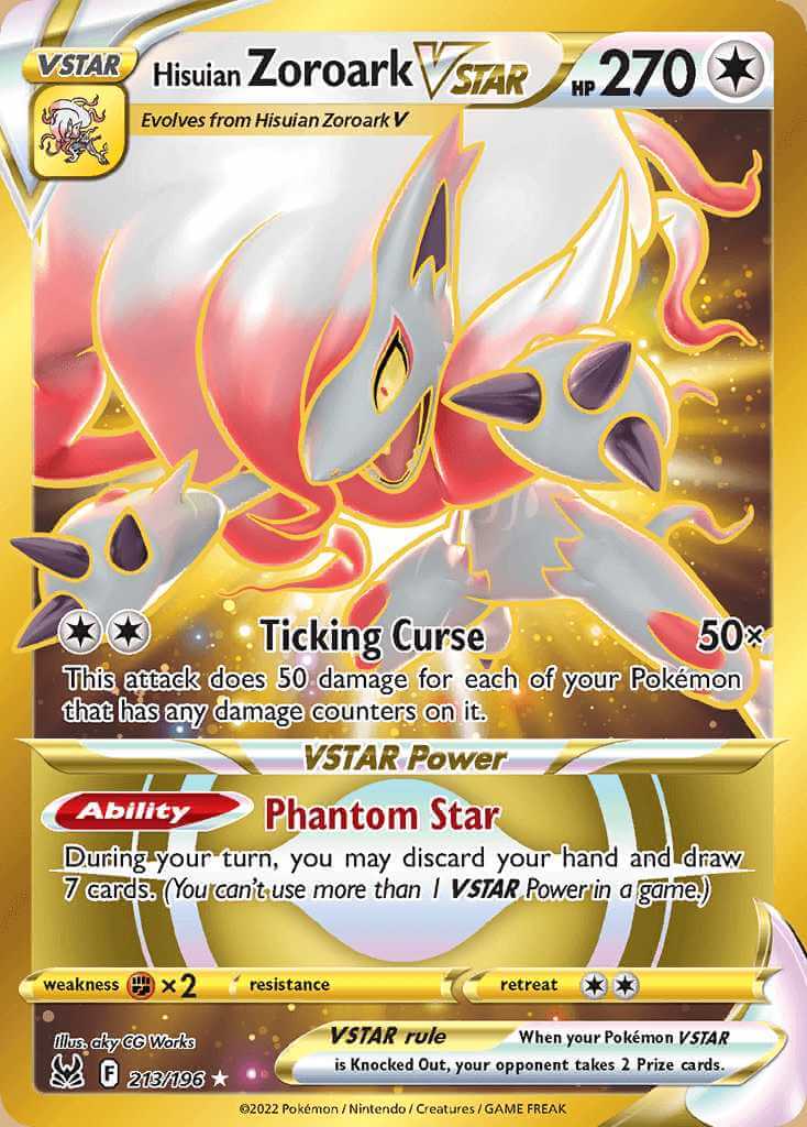 Zoroark VSTAR Gengar 2023 Version PokemonCard