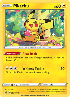 Card: Pikachu