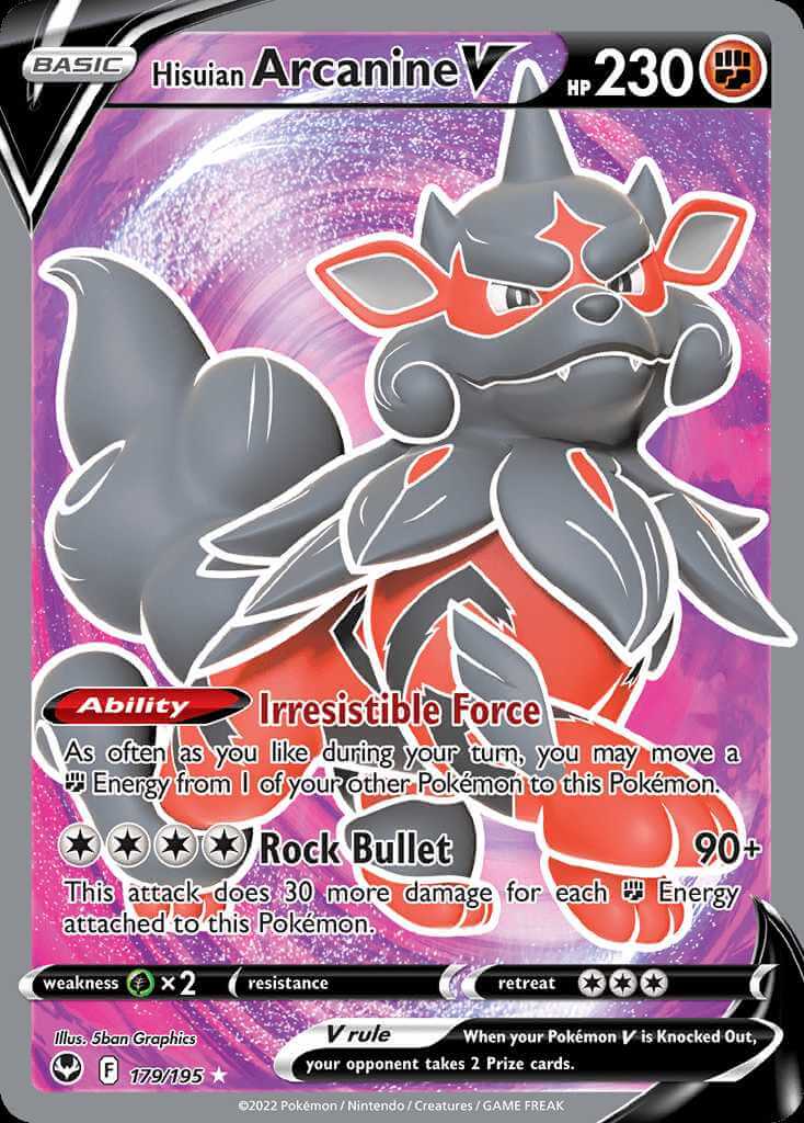 Hisuian Arcanine V swsh12 179 Pok mon Card Database PokemonCard