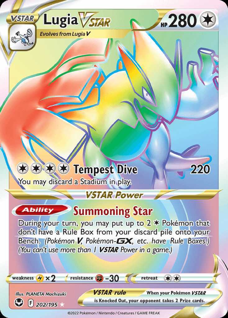 Lugia VSTAR PokemonCard