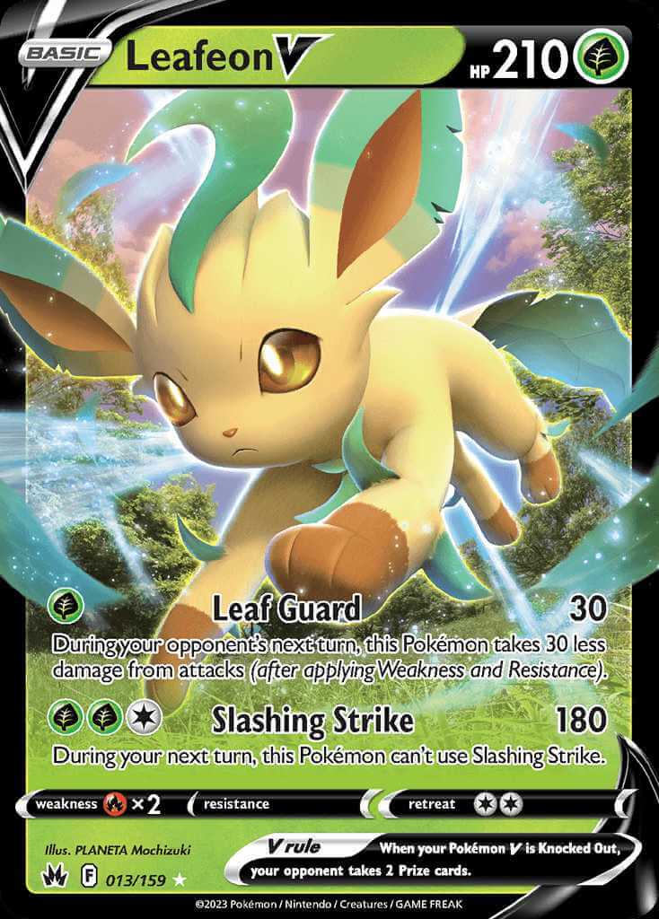 Leafeon V (swsh12pt5-13) - Pokemon Card Database