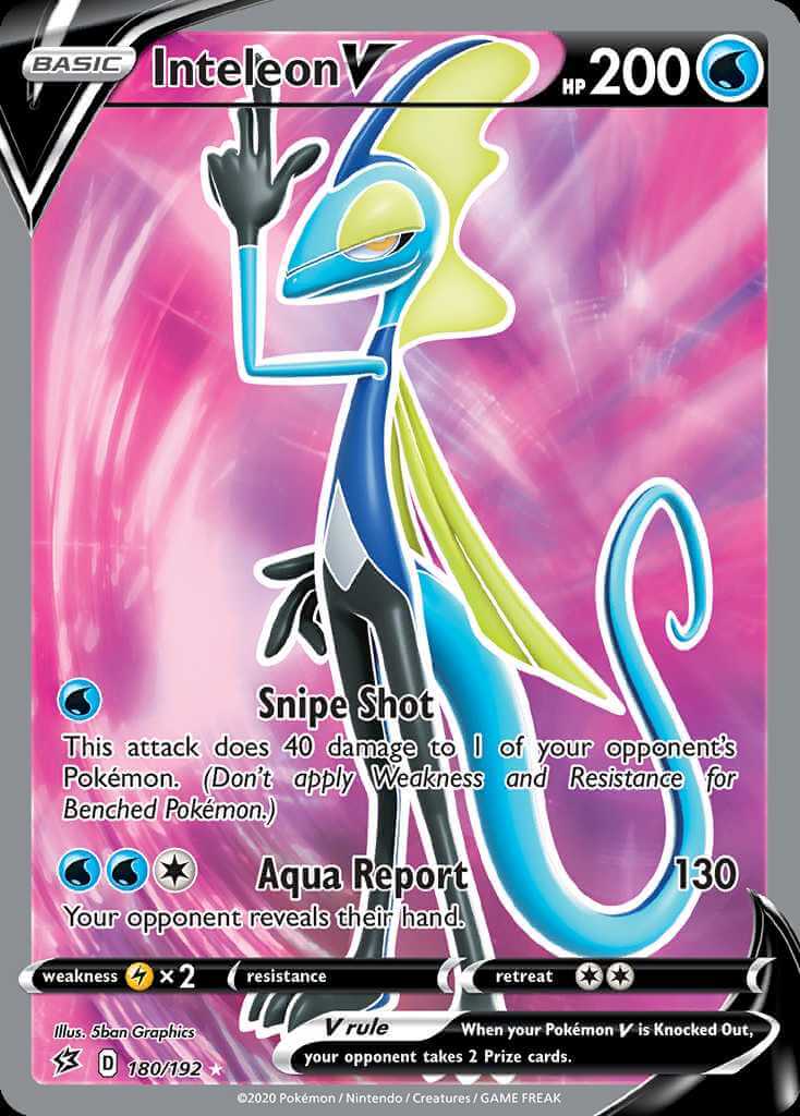 Inteleon V (swsh2-180) - Pokémon Card Database - PokemonCard