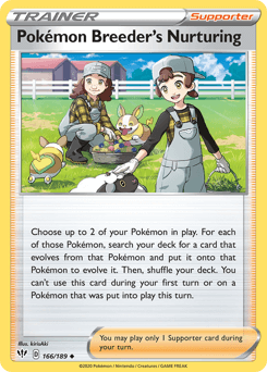 Card: Pokémon Breeder's Nurturing