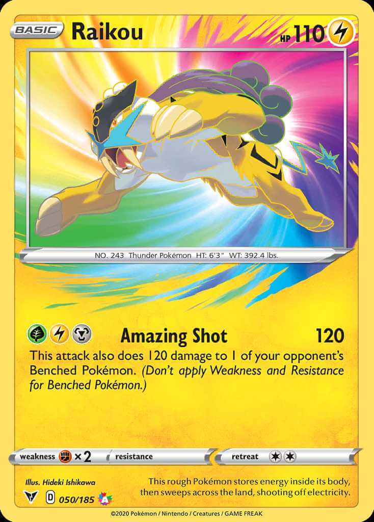 Raikou V (swsh9-48) - Pokémon Card Database - PokemonCard