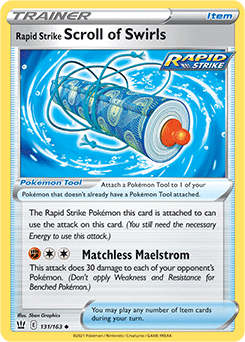 Card: Rapid Strike Scroll of Swirls