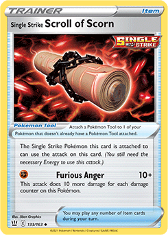 Card: Single Strike Scroll of Scorn