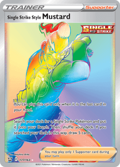 Card: Single Strike Style Mustard