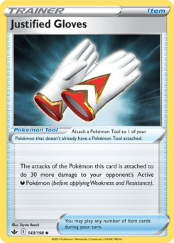 Card: Justified Gloves