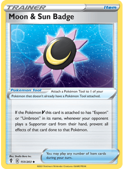 Card: Moon & Sun Badge